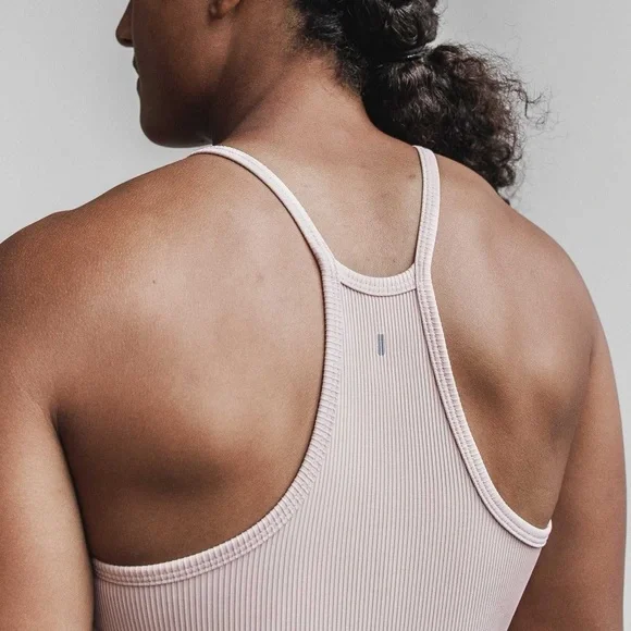 NWT NOBULL Ribbed Halter Tank - XS - Dusty Rose - Picture 2 of 6